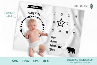 Baby Bear Milestone Blanket
