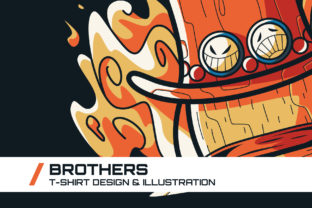 Brothers T-Shirt Illustration