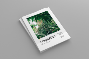 Discover the Beauty of Garden and Leaves Magazine Template