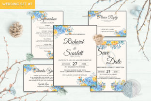 Discover the Beauty of Kagunan Arts Wedding Invitation Set 7: A Floral Dream in Digital Format