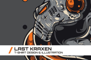 Discover the Last Kraxen T-Shirt Illustration: A Versatile Design for Creative Projects