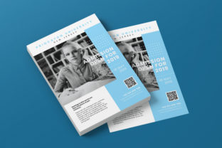 Education Enrollment AI and PSD Flyer