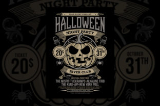 Halloween Night Party Design Assets