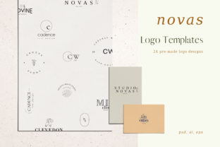 Novas Logo Set: 24 Versatile Branding Templates