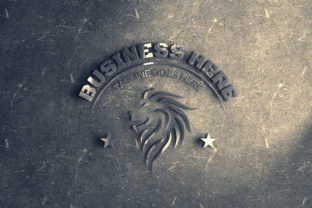 Powerful Lion Head Logo Template