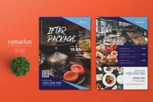 Ramadan Iftar AI and PSD Flyer